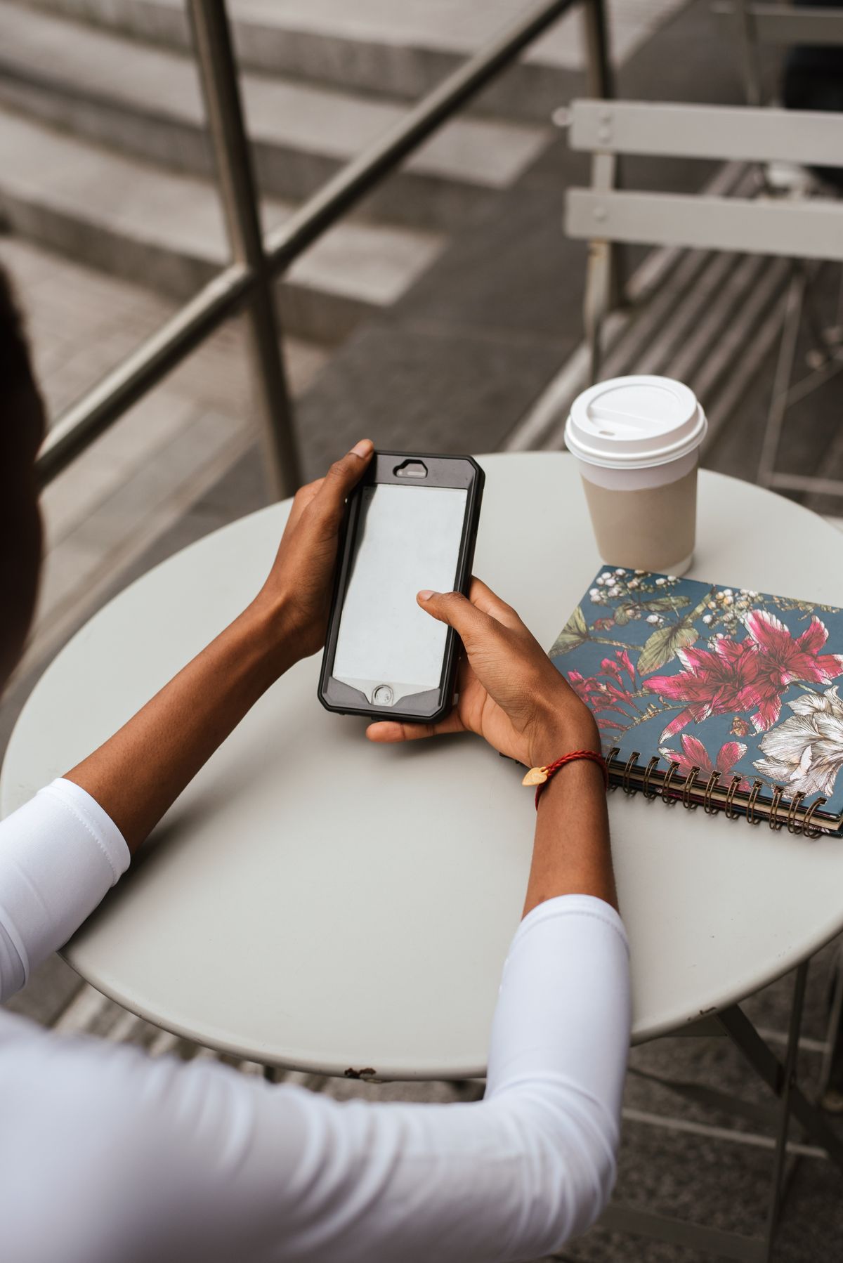Placing an order on a phone